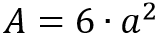 A=6*a^2